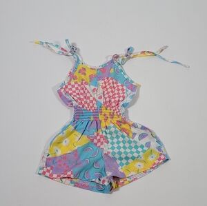 Colorful Kids Patchwork Romper